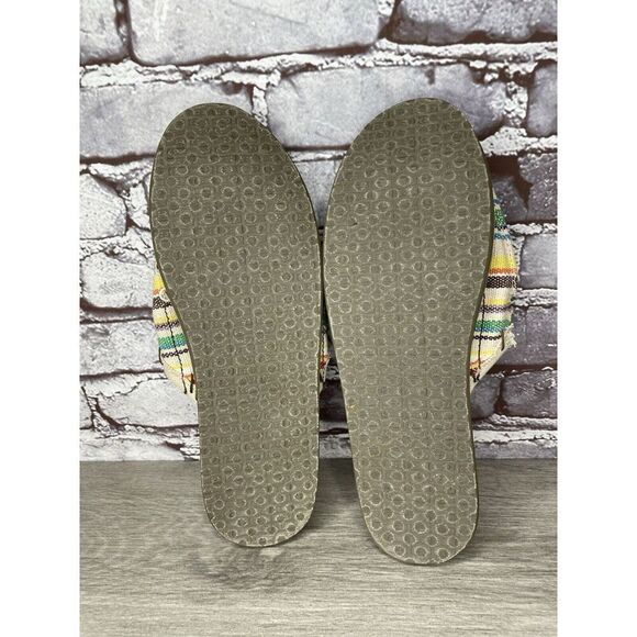 Sanuk You Got My Back Canvas Slip On Multicolor Mules Womens sz 10M US/41EU - Picture 16 of 16
